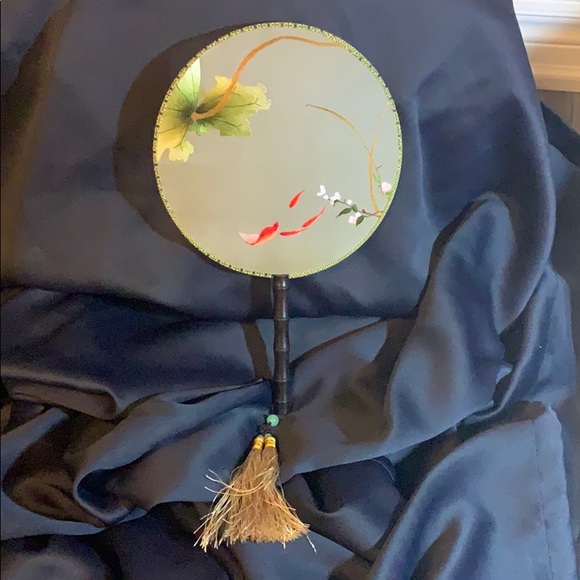 Traditional Chinese mandarin court fan - Picture 2 of 7